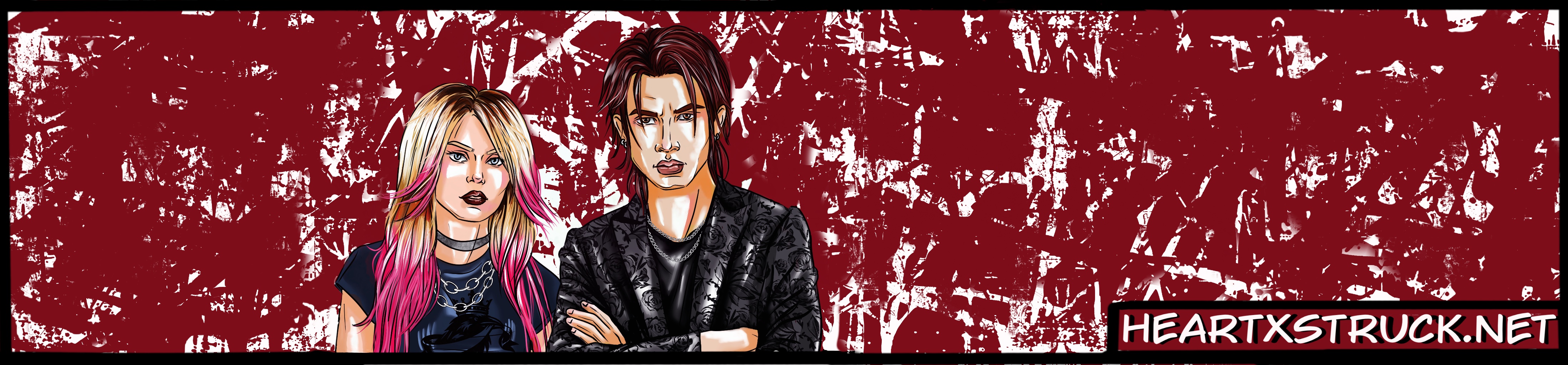 HeartxStruck banner artwork featuring two lead characters